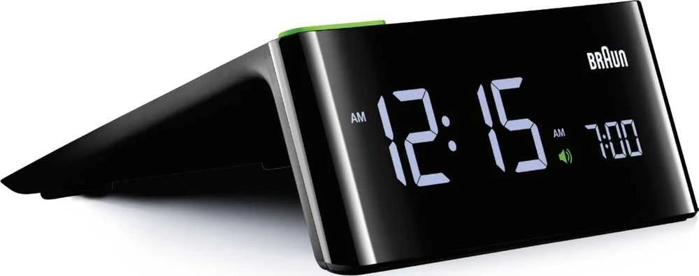 Braun BNC 016 BKEU LED žadintuvas juodas