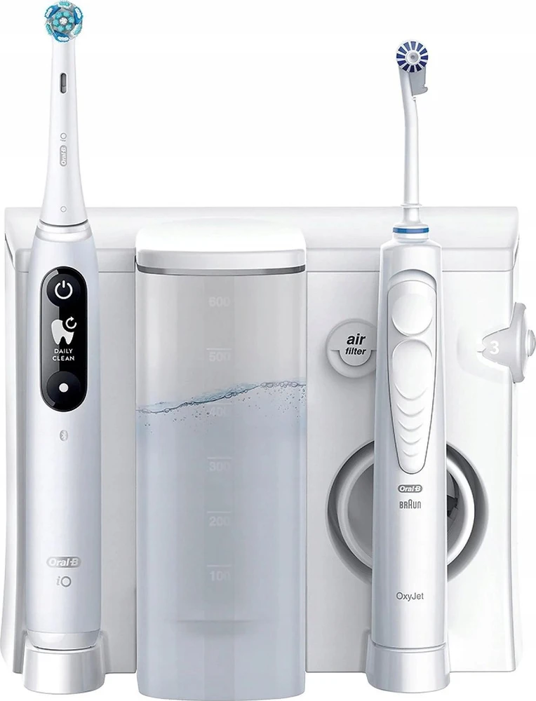 Oral-B Elektrinis dantų šepetėlis | iO6 & OxyJet | Įkraunamas | Suaugusiems | Šepetėlių skaičius galvutės įeina 2 | Number of teeth brushing modes 5 | Baltas