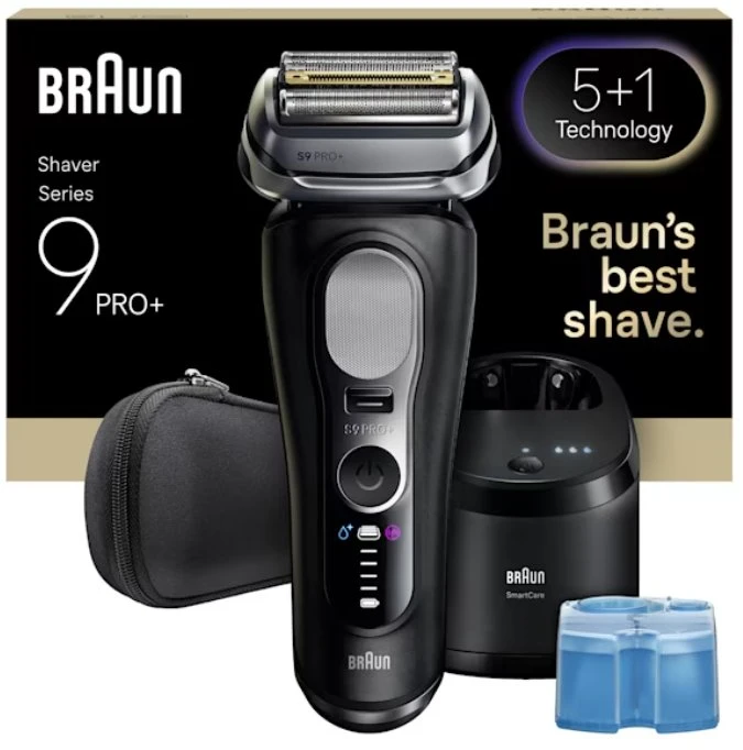 Braun Series 9 PRO+ elektrinis skustuvas, juodas