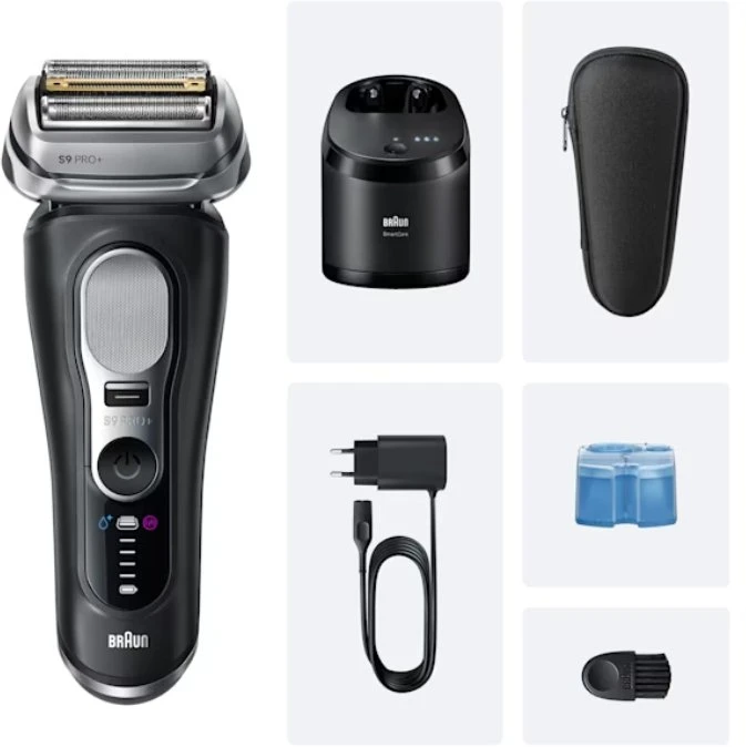 Braun Series 9 PRO+ elektrinis skustuvas, juodas