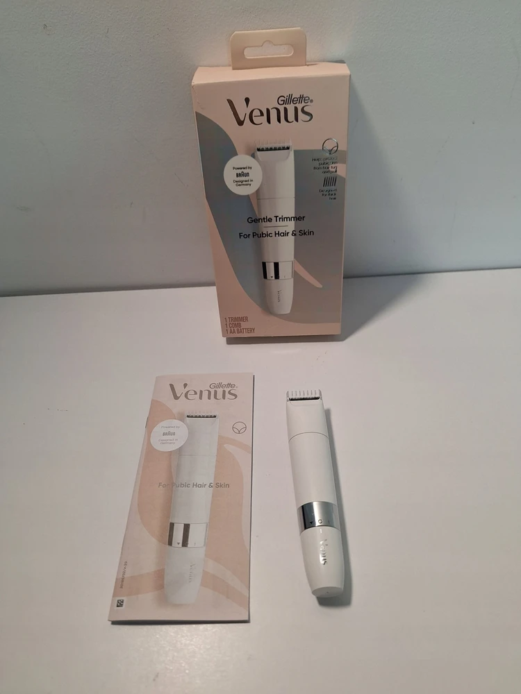 Barzdaskutė Braun Gillette Venus Gentle Intimate Trimmer, Baltas Razor