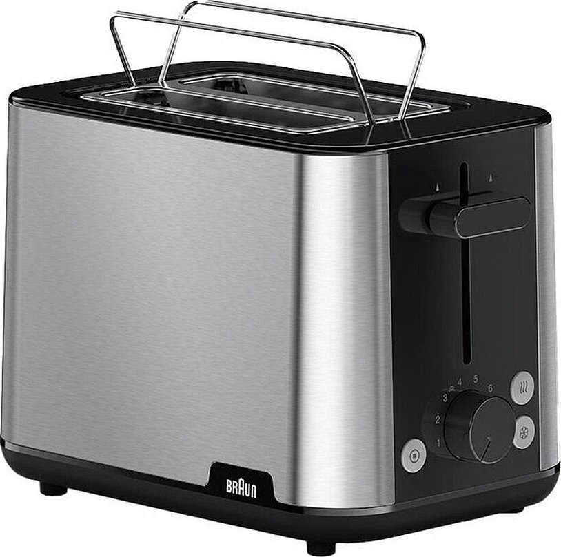 BRAUN pusryčių skrudintuvas HT 1510 BK, 8 skirtingi nustatymai, Juodas