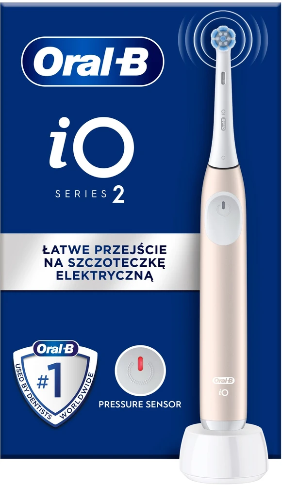 Braun iOS2.1C9.0P Oral-B iO2 Elektrinis Dantų Šepetėlis Calm Rožinė