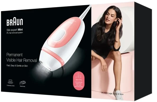 Braun IPL plaukų šalinimo prietaisas 437796 / Silk-expert Mini PL1000 rožinis