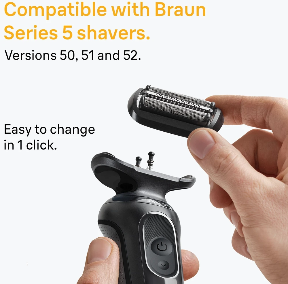 BRAUN 54B Naujos 5 ir 6 serijos skutimo galvutė