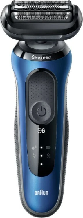 Barzdaskutė Braun Series 6 61-B4500cs Skustuvas Apkarpymo mašinėlė Juoda, Mėlyna