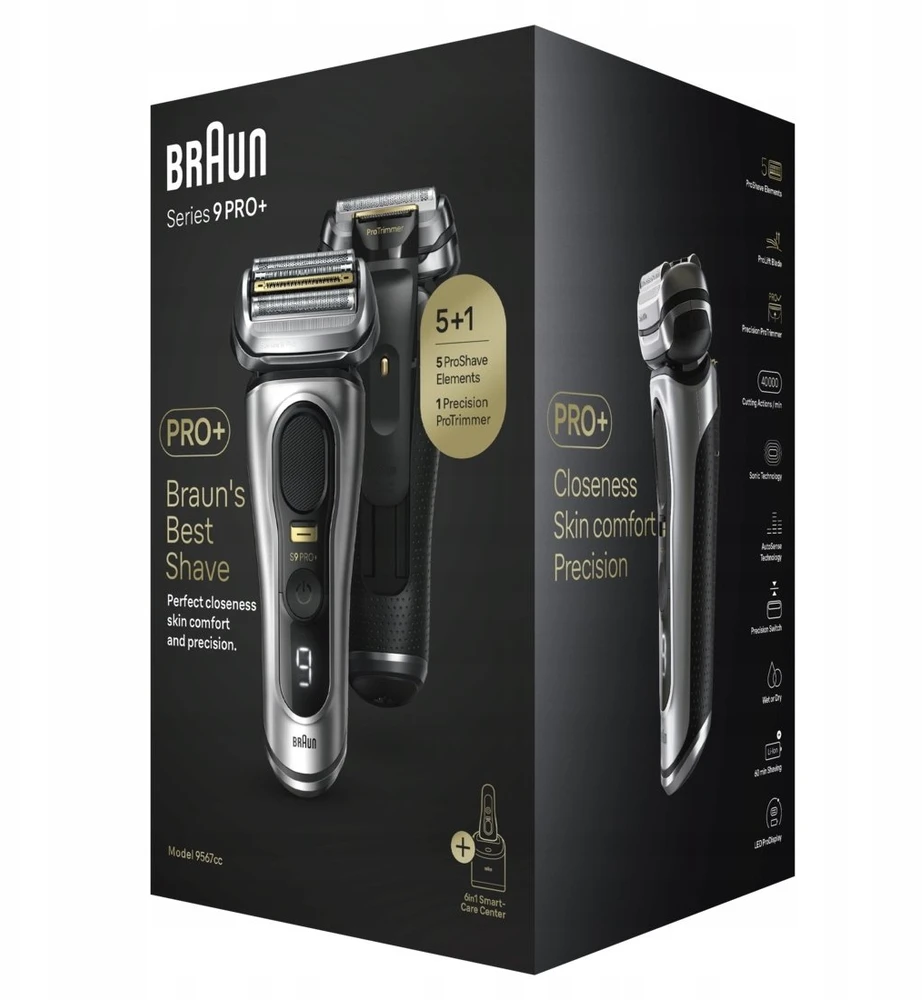 Braun Seria 9 9567CC pilka