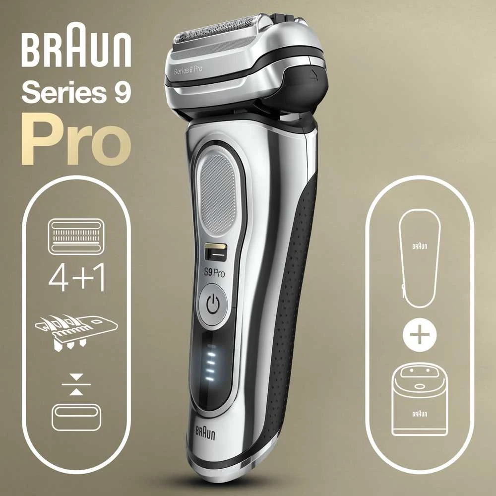 Braun Seria 9 Pro 9466CC sidabrinė