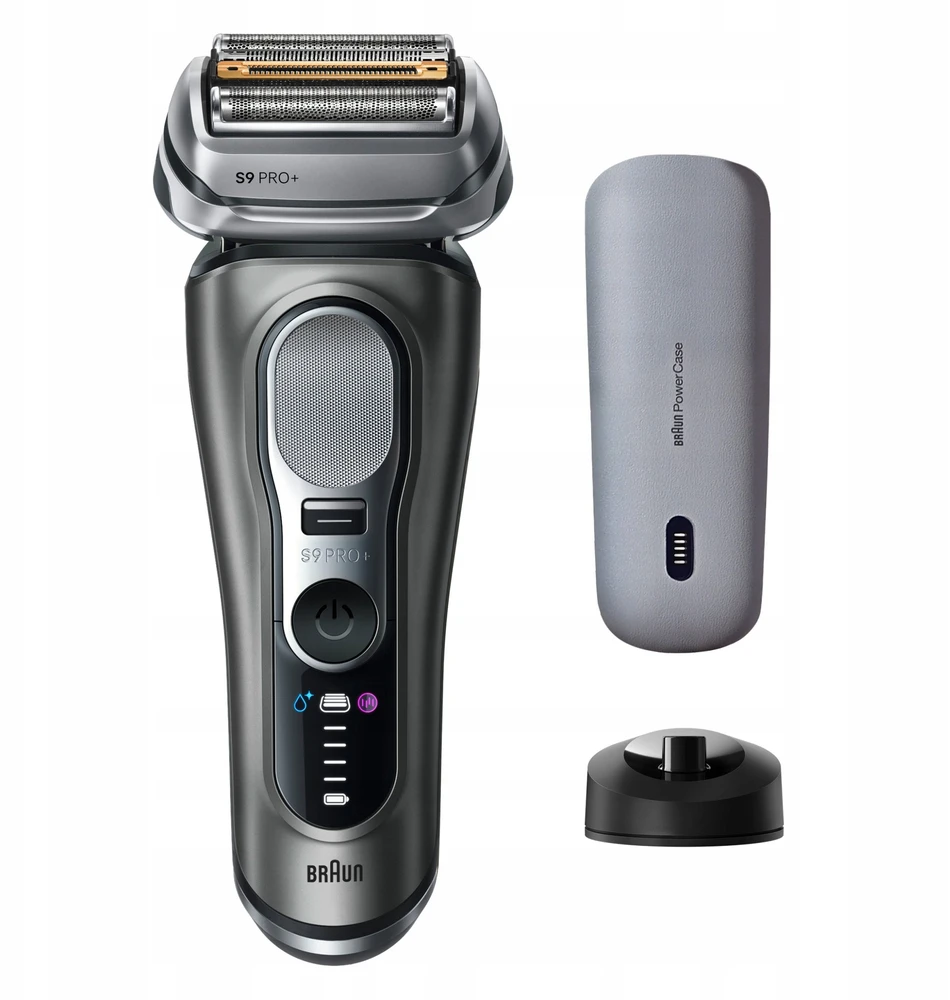 Braun 9625S Barzdaskutė Series 9 PRO+ Power Case / pilkas