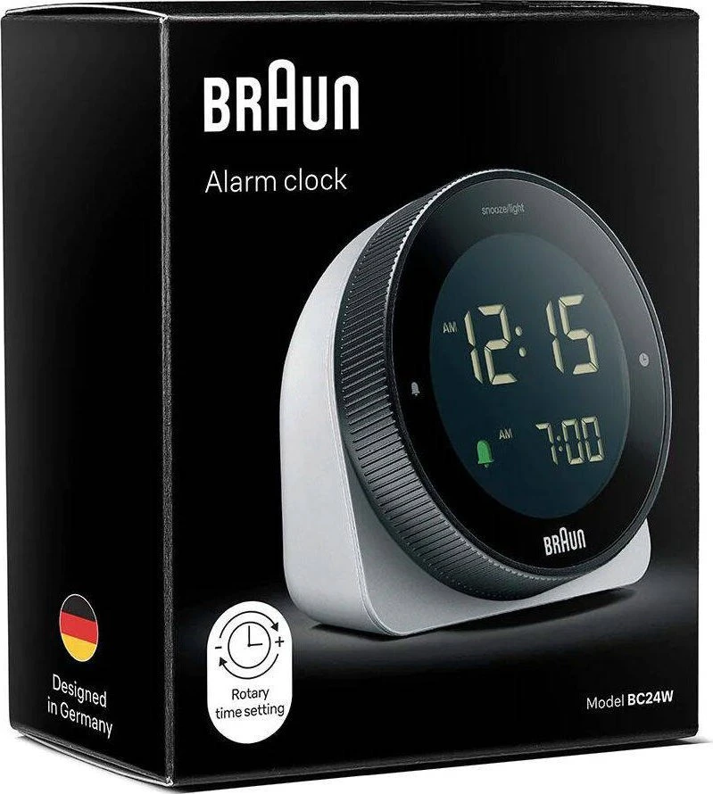 Braun Žadintuvas elektroninis BC24W .