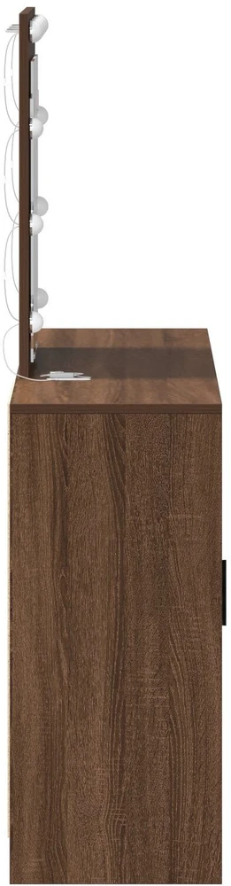 Makiažo stalas Ruda 102 x 33 x 135 cm Apdirbta mediena