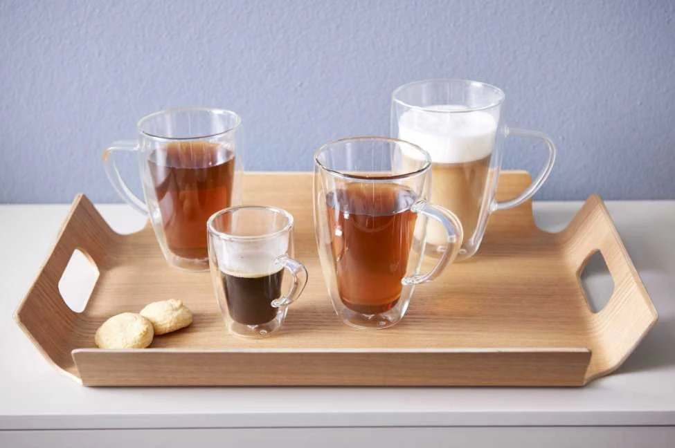 1x2 Bredemeijer Glass 400ml Latte Macchiato double-w. 165015