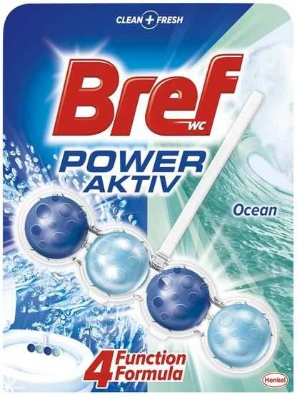 WC valiklis-gaiviklis BREF Power Aktiv Ocean, 50g