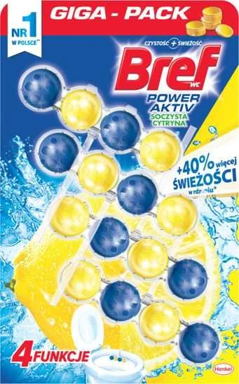Unitazo muiliukas Bref Power Active Lemon, 200 g