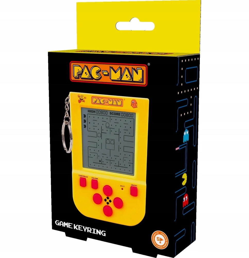 Z Man Games Z-Man žaidimai - PAC-MAN raktų pakabukas arkadinis žaidimas - Mini