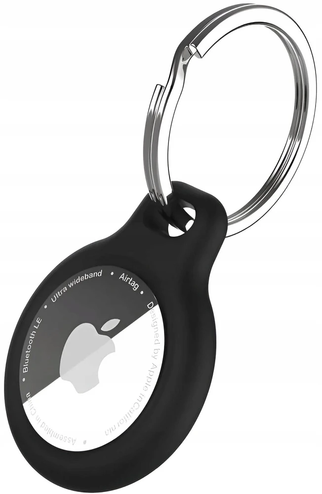 FIXED Silky dėklas skirtas Airtag, juodos spalvos