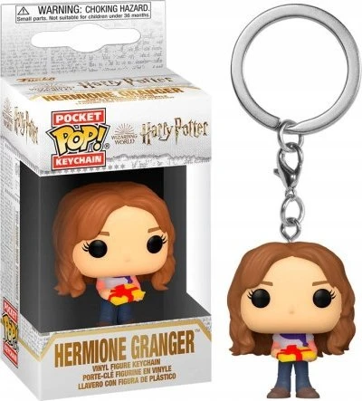 Breloczek Funko Pop FUNKO Holiday Hermione Granger - Harry Potter, Raktų pakabukas, Daugiaspalvis, Figūrėlė, Haris Poteris, Bet kuri lytis, Dėžutė
