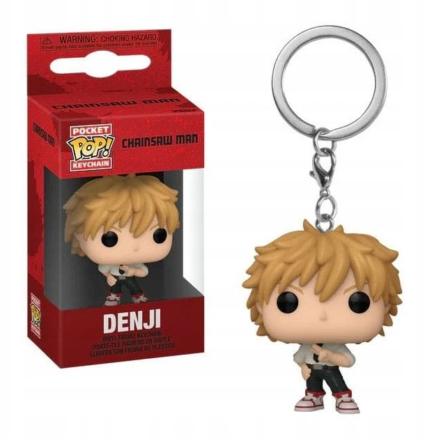 FUNKO POP! Raktų pakabutis: Chainsaw Man- Denji, 10 cm
