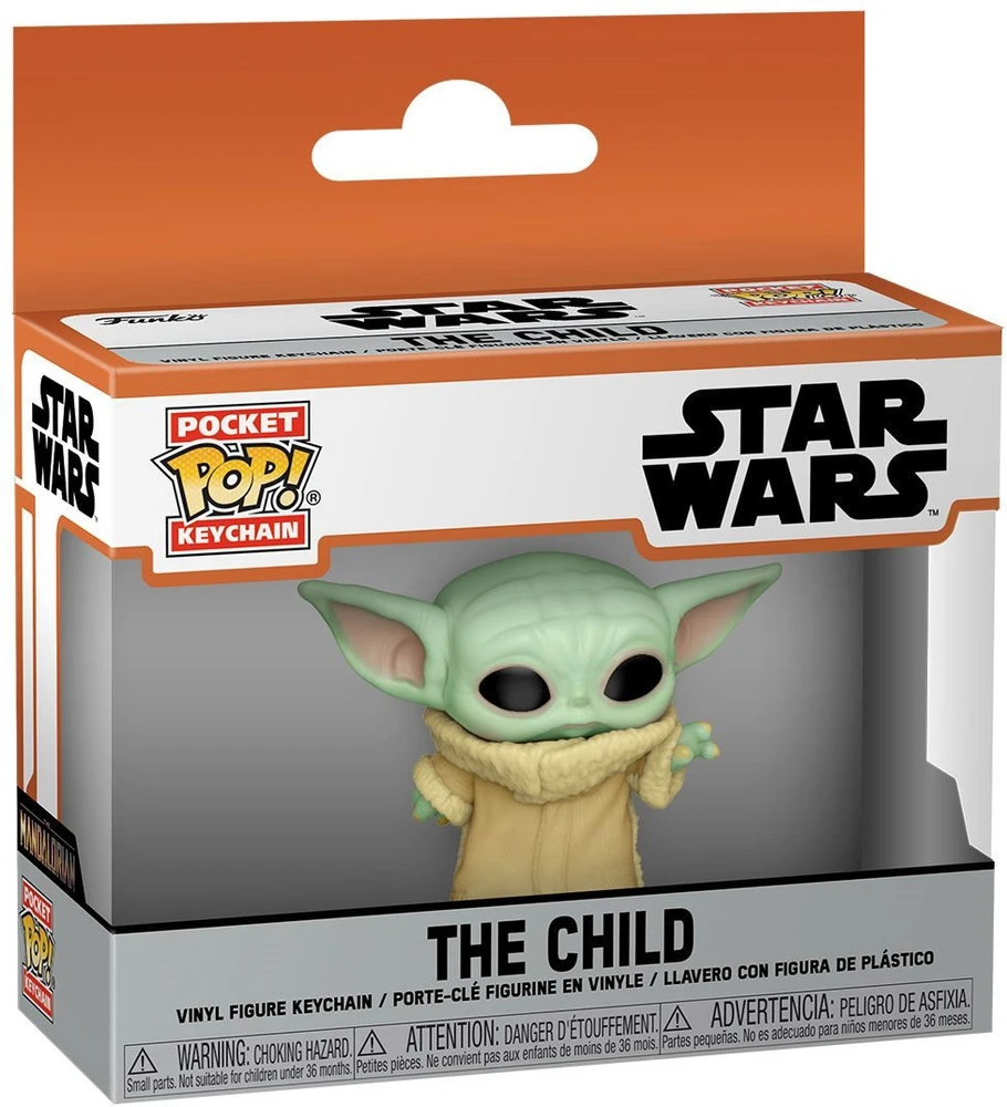 FUNKO POP! Raktų pakabutis: Star Wars - The Child, ~9 cm