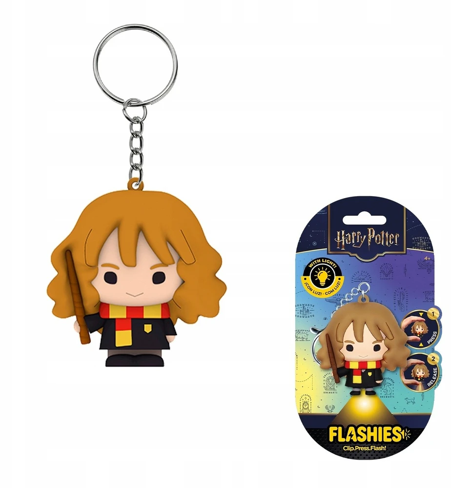 Kids Licensing Breloczek KIDS Pakabutis Žibintuvėlis Hermiona Granger Harry Potter Figūrėlė 3d Žibintuvėlis LED / Hpk0030 (SB12373)