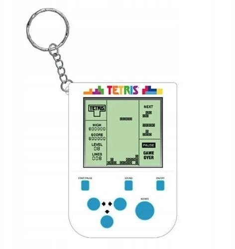 Tetris raktų pakabukas