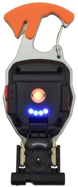 Rescue JS-Tactical avarinių ir taktinių raktų pakabukas su LED žibintuvėliu