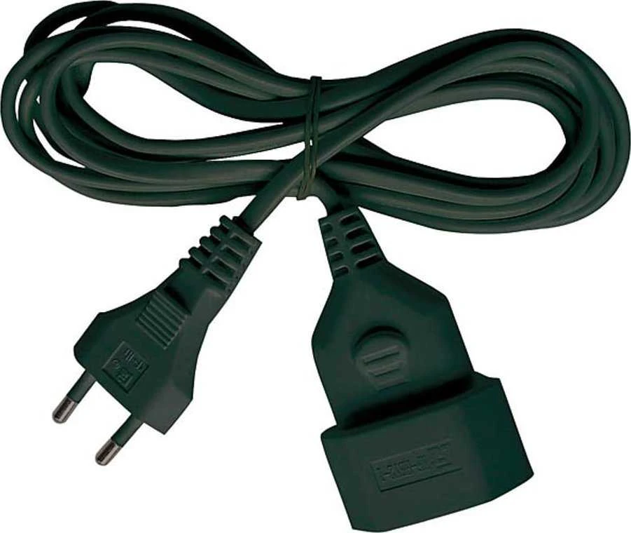 BrennenstuhlI jungtis CEE 7/16, IEC 60906-1, maks. 250 V / 2,5 A, 3 m, Juodas 1161790 / DEL-118B