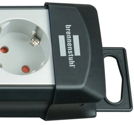 Brennenstuhl Premium-Line 10 kartų juoda/šviesiai pilka, 3 m