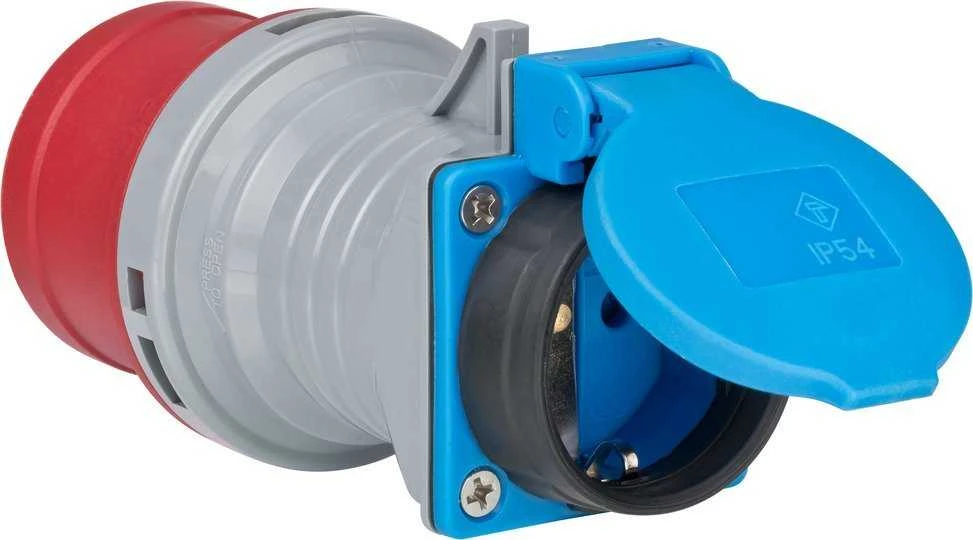 Adapteris CEE 400V į 230V kištukinį lizdą