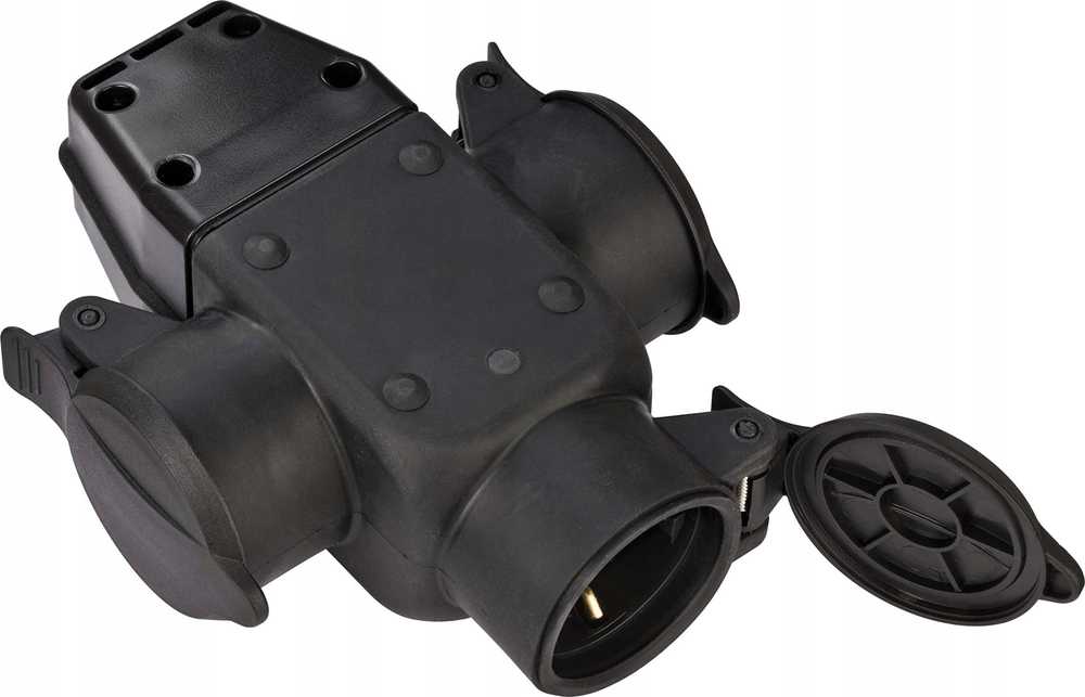 Brennenstuhl Brennenstuhl Kreuzverteiler Schuko-Gummikupplung 3x IP44