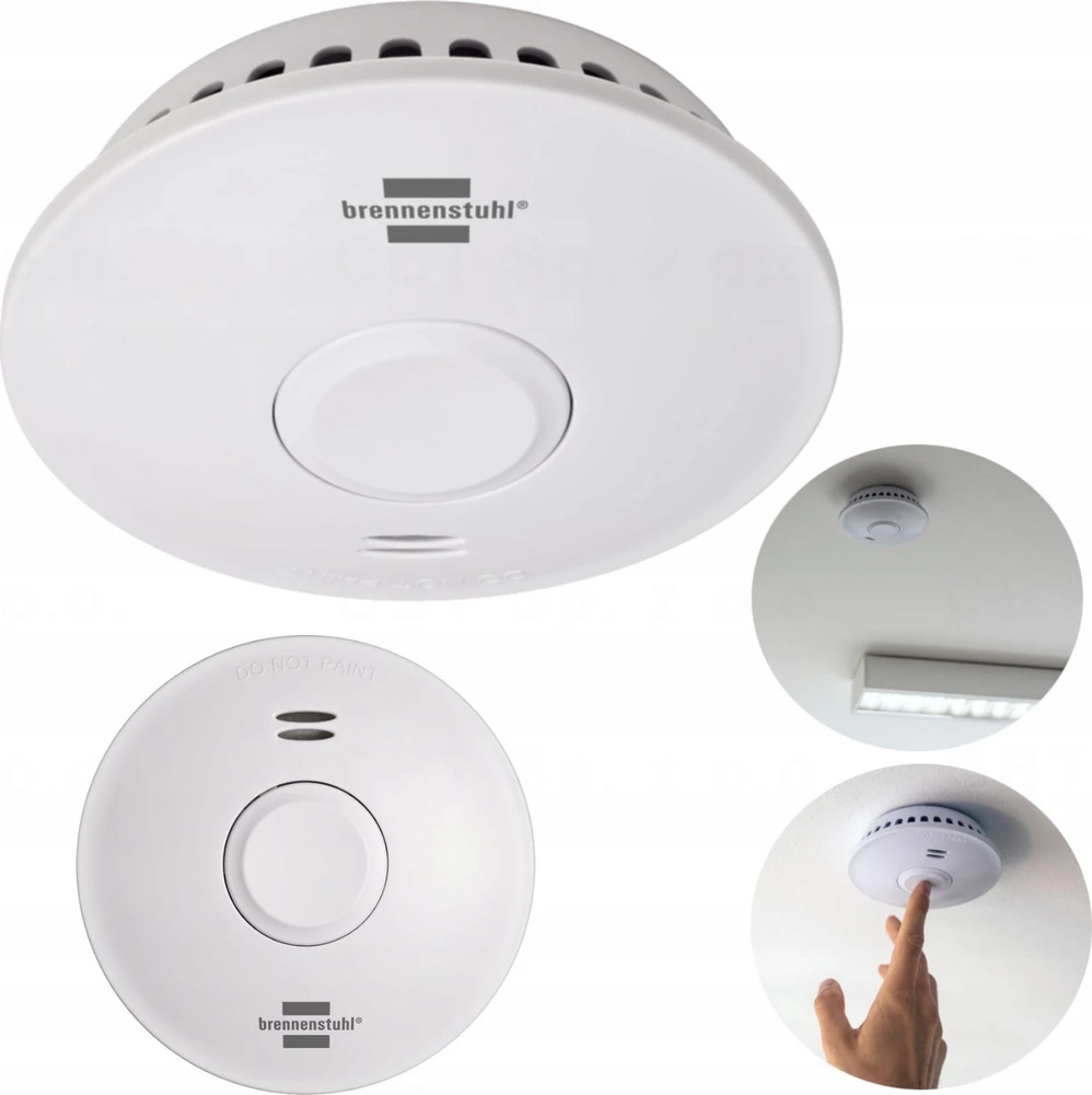 Brennenstuhl Brennenstuhl networkable smoke detector RM L 3101 (baltas)