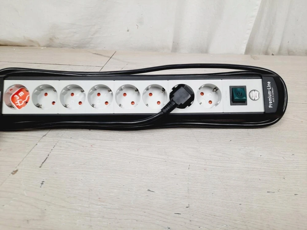 Brennenstuhl Premium-Line prailgintuvas H05VV-F 3G1.5, 8 - 3 m - Juodas, light pilka 1951580100 / GT-660