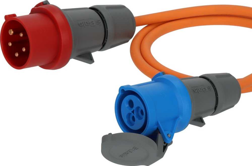 Brennenstuhl Kempingo adapteris Cable/Cee with 400V/16A Cee kištukas ir 230V/16A rozetė