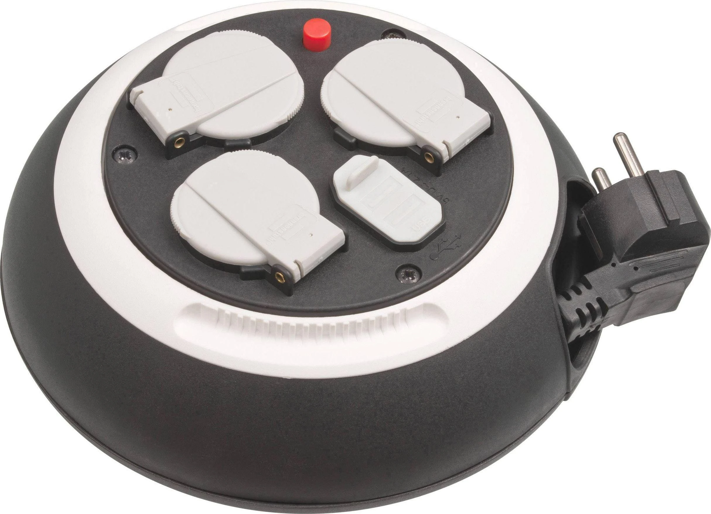 Ilgintuvas su rite BRENNENSTUHL COMFORT, 3 vietų, 2 USB, 3 m