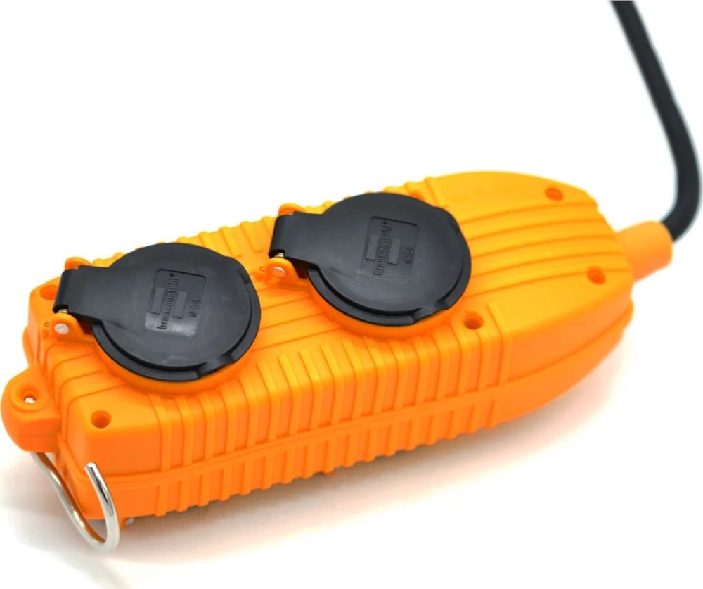 BRENNENSTUHL PRZEDŁUŻACZ Z POWERBLOCK IP54, 4GN, 10M