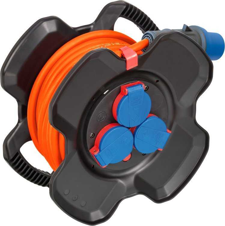 Brennenstuhl guminio kabelio ritė X-Gum CEE IP44 10m Camping