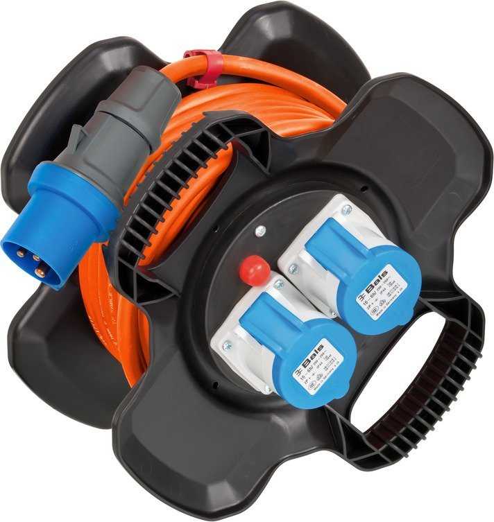Brennenstuhl guminio kabelio ritė X-Gum CEE IP44 10m Camping