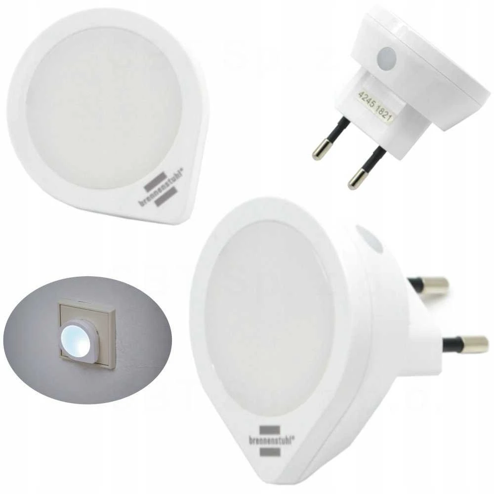 Sieninis šviestuvas Lemputė Brennenstuhl Nightlight NL 01 QD, 0.2 W, IP20