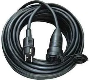 Brennenstuhl ilgiklis CEE 7/7, CEE 7/4 (Schuko), IP 44, 10m , Juodas1161450 / DEL-118R