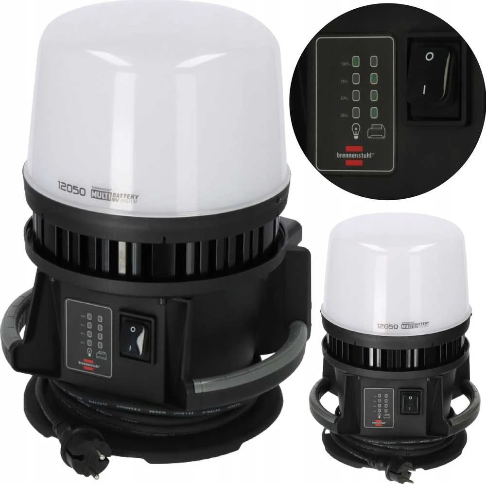 Šviestuvas Brennenstuhl 12050 MH; LED; 18 V (be akumuliatoriaus ir pakrovėjo)