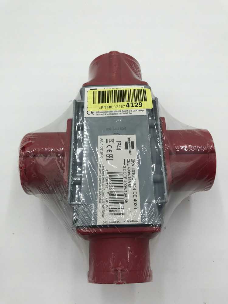 Brennenstuhl Kryžminis skirstytuvas CEE400V/16A 3 kartus