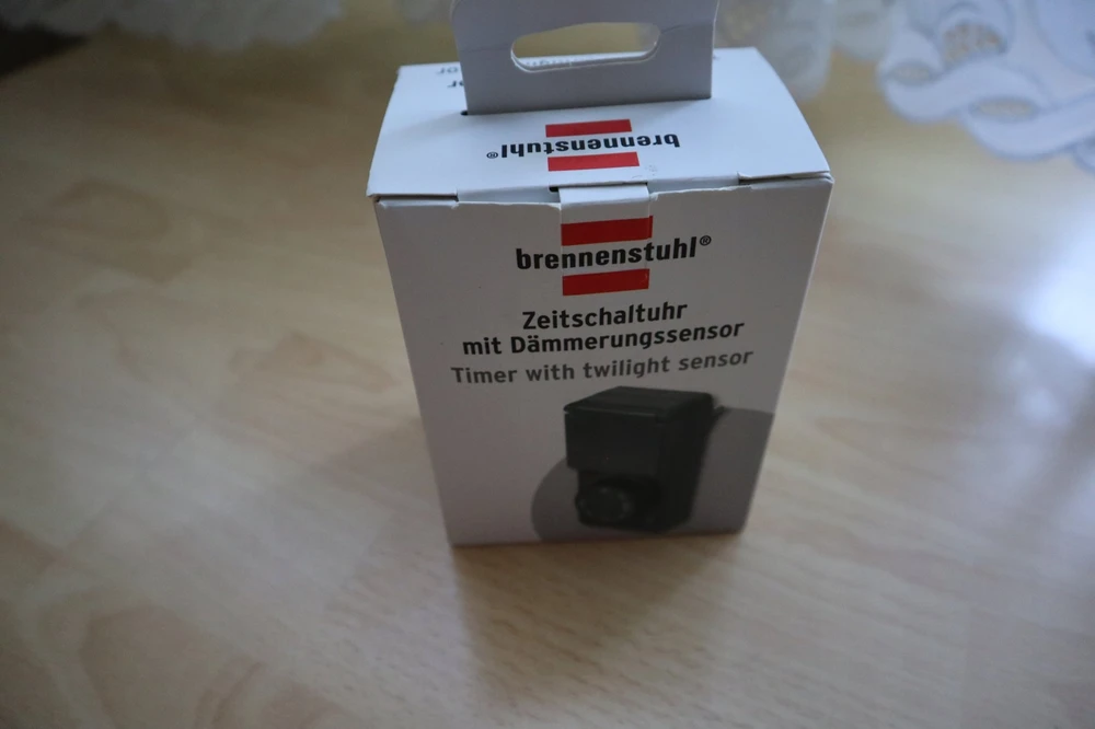 Brennenstuhl Timer mit Dämmerungssensor mechan. IP44 anthr.