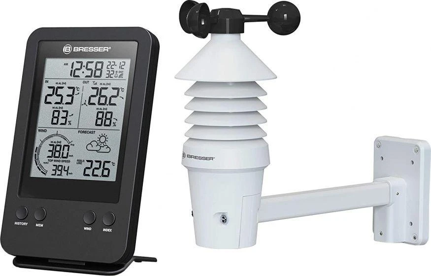 Vėjo matuoklis / anemometras Bresser 3-in-1 Professional