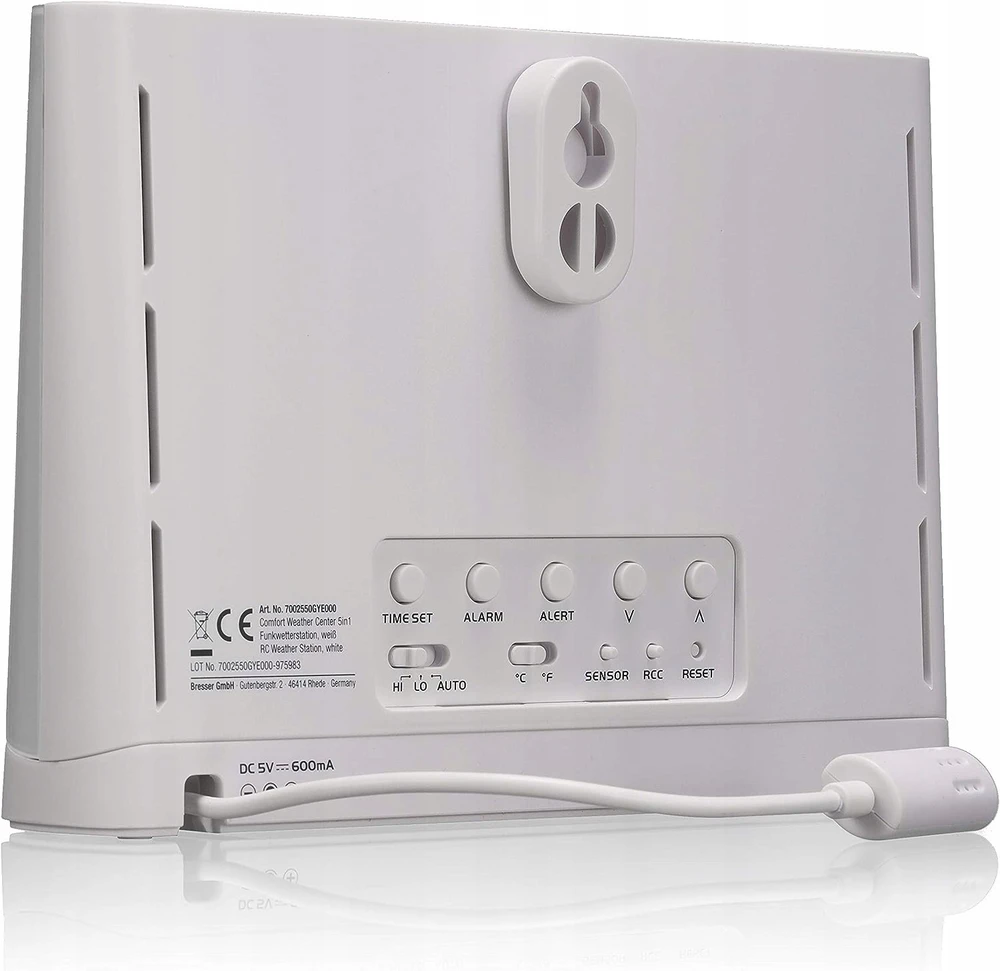 BRESSER 5-in-1 Comfort Orų stotelė with Colour Ekranas baltas