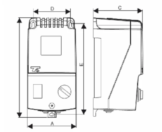 Breve ARW 3.0/1 VENTILIATORIAUS GREIČIO KONTROLIERIUS AUTOTRANSFORMACIJA 5 PAŽYMĖJIMAS 1F 3.0A 230V AC IP54