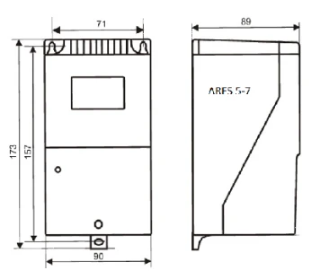 BREVE Elektroninis ventiliatoriaus reguliatorius Ares 7
