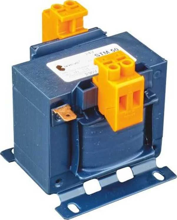 Vienfazis transformatorius Breve su geltonais gnybtais
