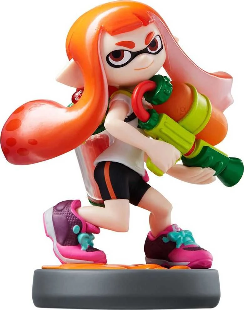 „Nintendo Amiibo“ figūrėlė „Inkling Girl“ („Splatoon“ kolekcija)