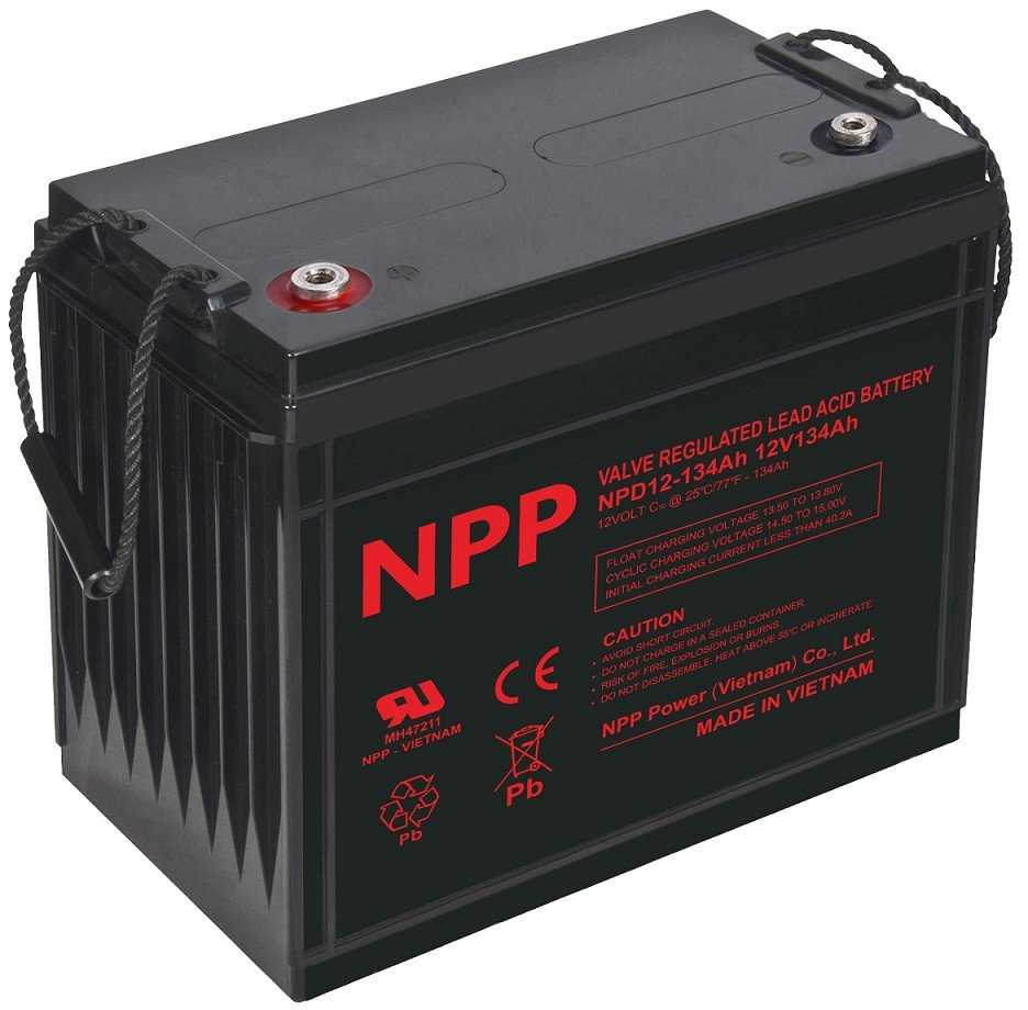 brightsign Baterija 12V 134Ah T16(M8) Pb deep discharge AGM NPP