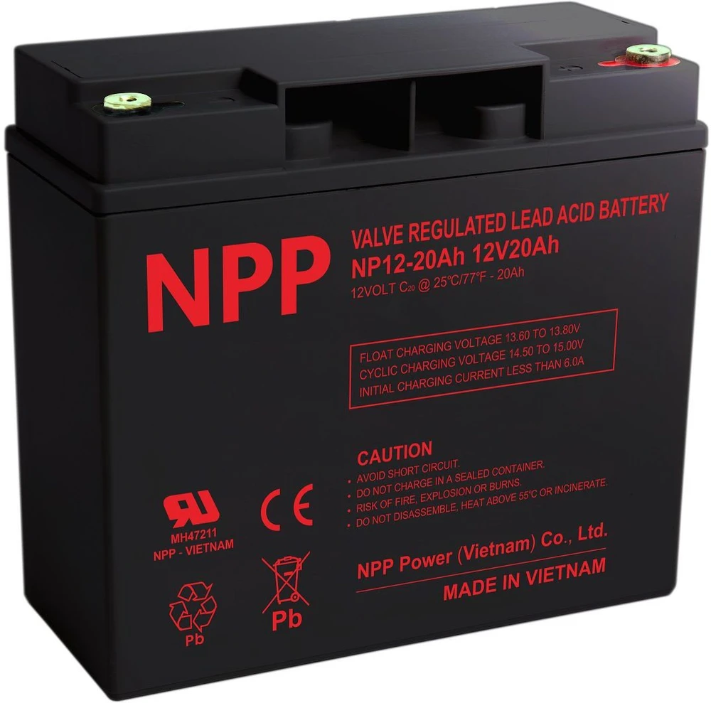 Npp Power Akumuliatorius AGM NP 12V 20Ah T12 AE